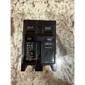Eaton BR2100 100 Amp 2 Pole 120/240V‎ HACR Type Circuit Breaker